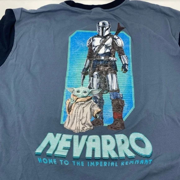 Mens Starwars Blue Nevarro Graphic T-Shirt Size Large - Picture 2 of 6